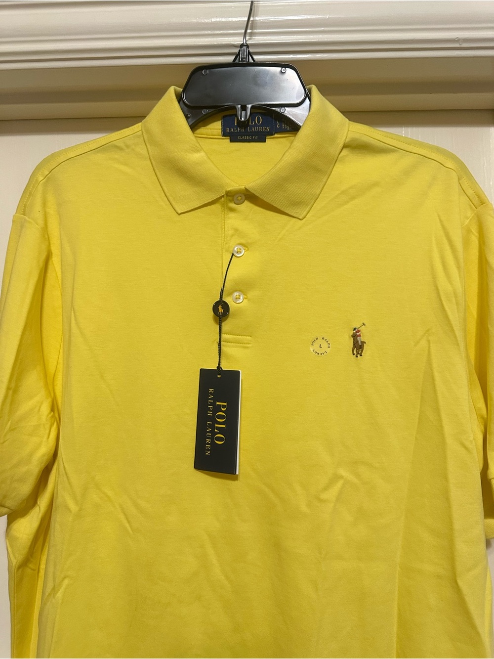 Polo Ralph Lauren Men’s Classic Fit Yellow L - Picture 2 of 8